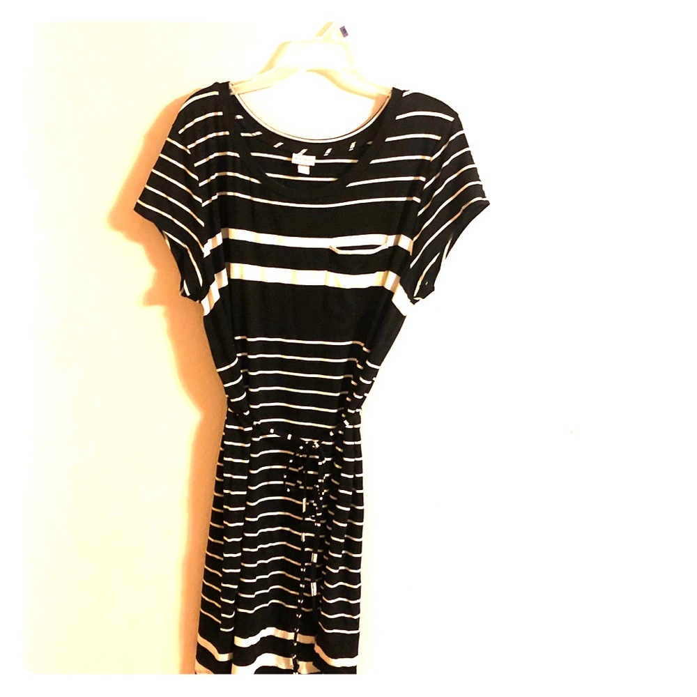 Merona NWT Striped T Shirt Dress, XL